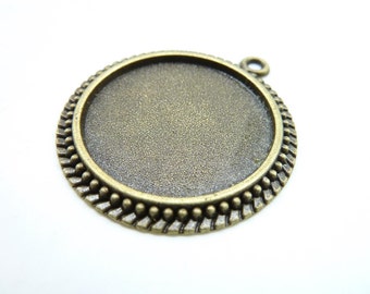 50x Round Blank Cabochon cadre 10 mm plateau paramètres À faire soi-même Bracelet Pendentifs Base
