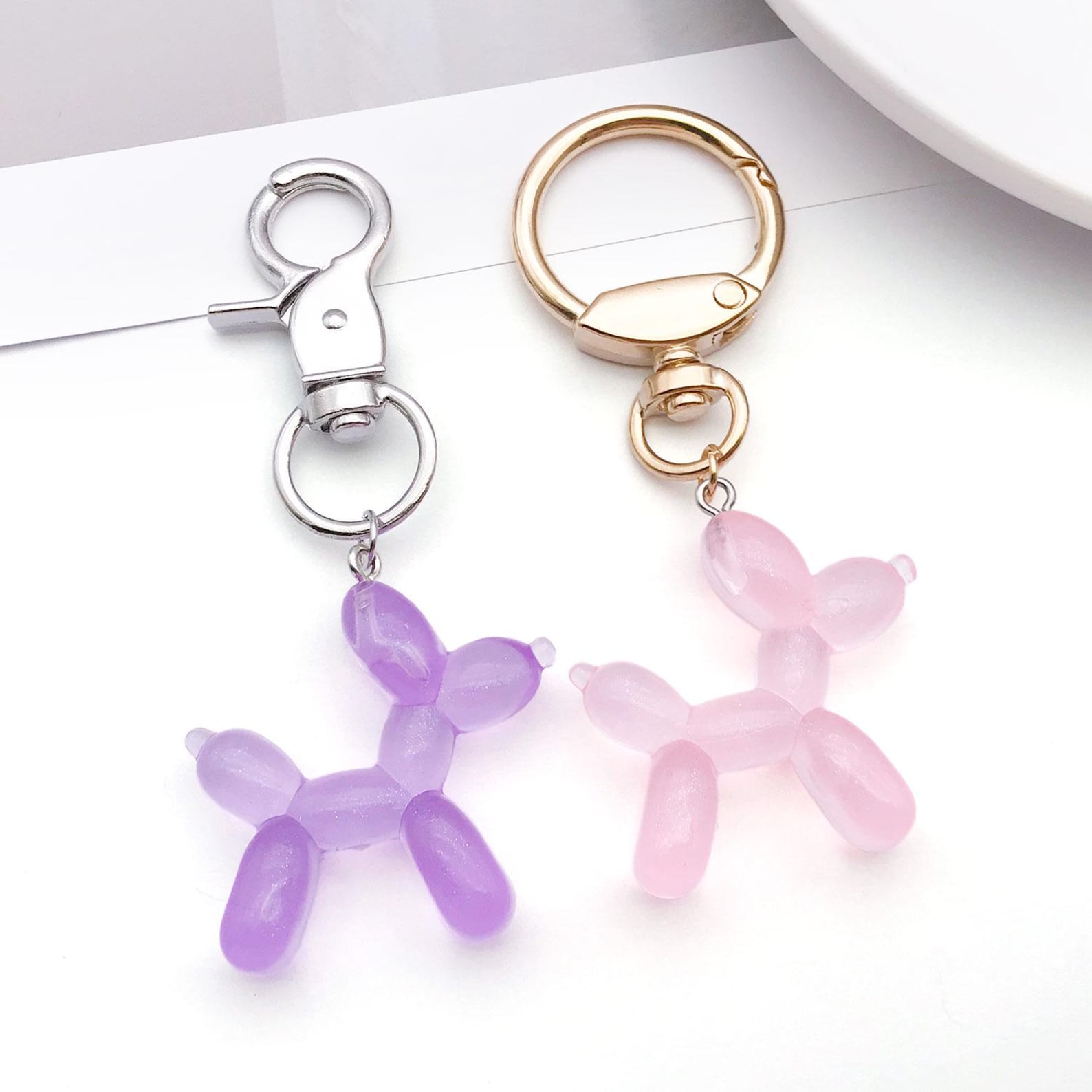 10/20/30pcs Multi-functional Rotating Keychains With Lobster Clasps ...