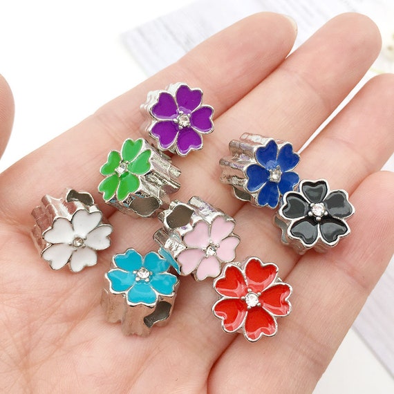 Colorful Assortment Of Flower Charms