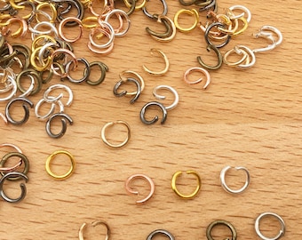20g Iron jumprings Jumpring Split Jump Rings Connectors Rings round Jumprings For Diy Jewelry Finding Making