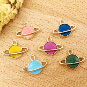 5/10/15pcs Enamal  Star pendant enamal charm enamal Star Pendants, Pendants and Charms for Necklace, Celestial Charms