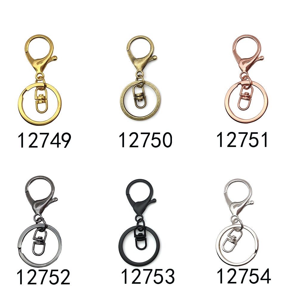 アクセサリー 5-15pcs Losbter Clasp Hooks Keychains Lobster Claw Clasp, Keychain
