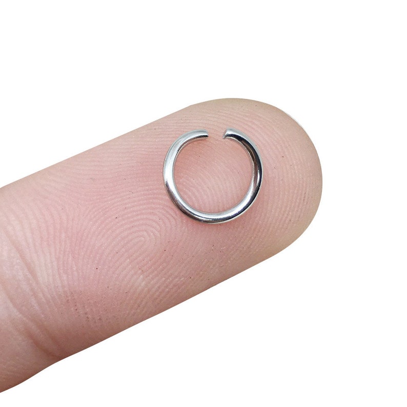 Stainless Steel Jump Rings 3mm 4mm 5mm 6mm 7mm 8mm Silver Tone Etsy