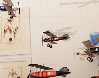 Albatros Airplane Mobile, Wooden Nursery Decor, Baby Shower Gift