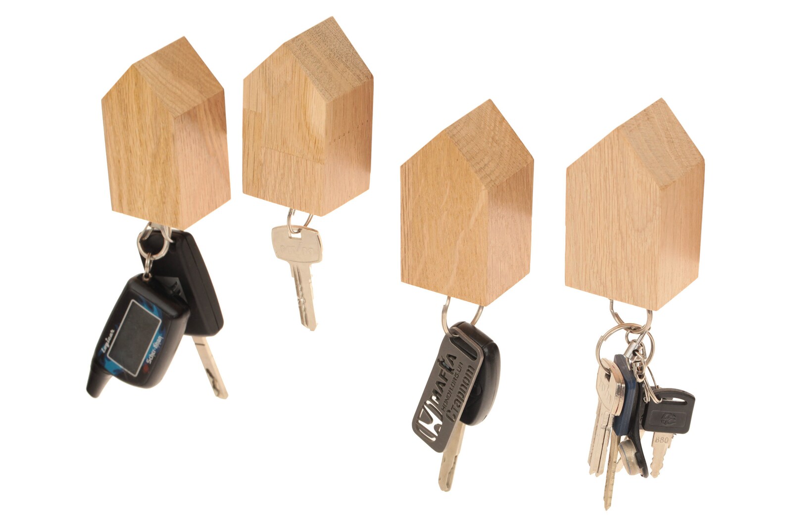 keys holder. Oak. Entryway organizer. Etsy