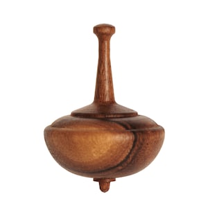 Wooden spinning top, walnut. Model B.
