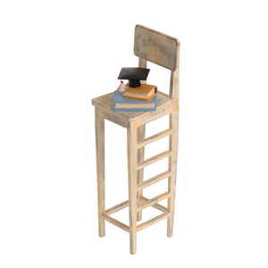 Décorations de remise de diplôme, bal de promo, doctorat, centre de table de remise de diplôme, porte-notes, chaise décorative en bois, aimant de porte-cartes, accessoire de bureau.