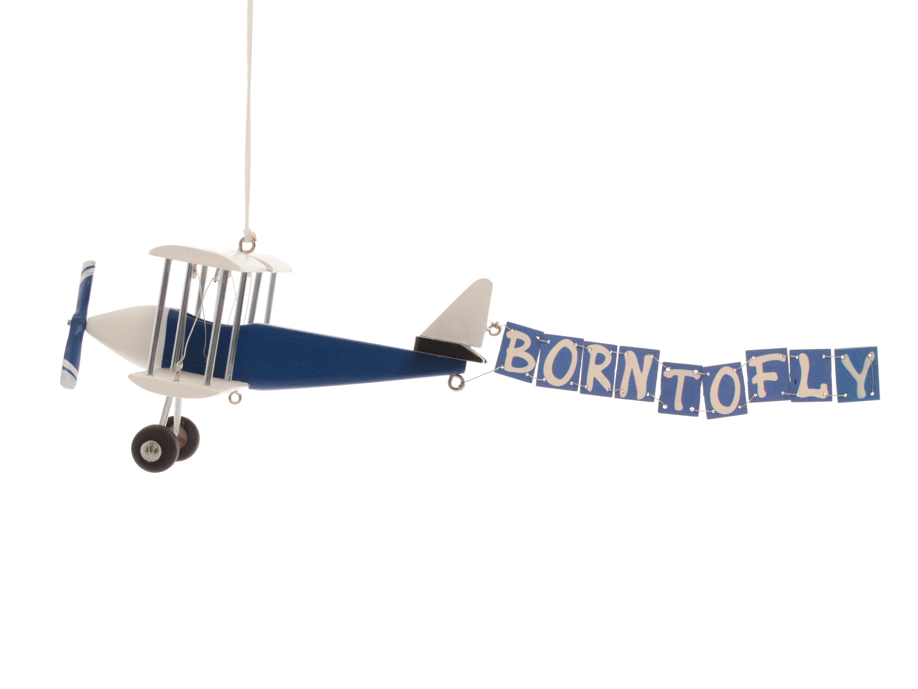 Personalized Wooden Plane With a Banner BORN TO FLY. Custom Etsy