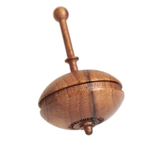 Wooden spinning top. Model A.