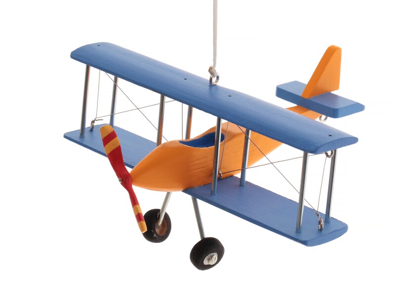 Airplane Mobile 4 Different Hanging Planes Decorative Wooden Etsy
