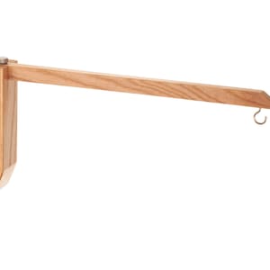 Wooden Wall Mount for Baby Mobile, Nursery Mobile Hanger, Natural Wood Crib Bracket