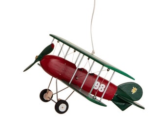 Wooden hanging plane ALBATROS. New model. Limited series. Perfect Christmas gift. For a little pilot. Exeellent idea for pilot&#39;s anniversary