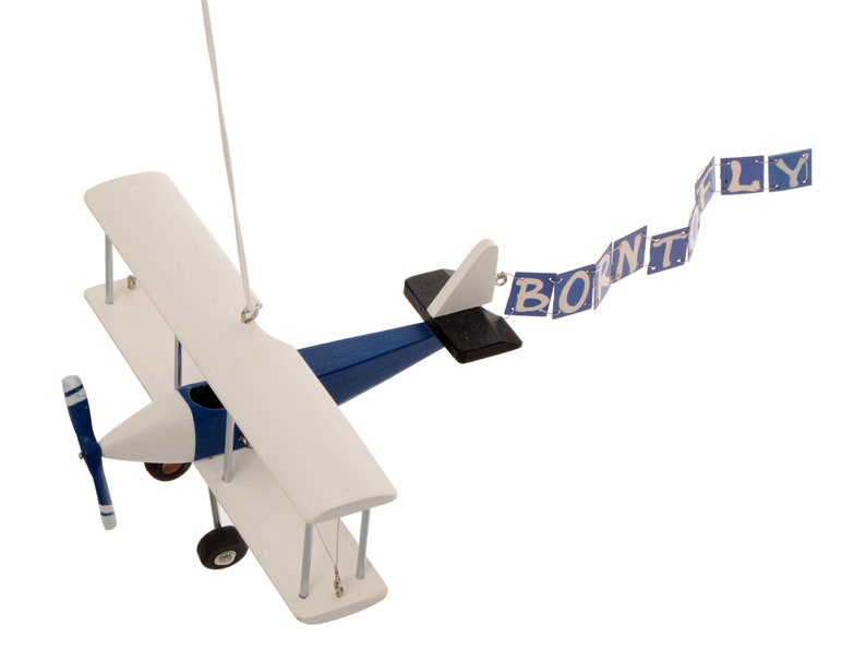 Personalized Wooden Plane With a Banner BORN TO FLY. Custom Etsy