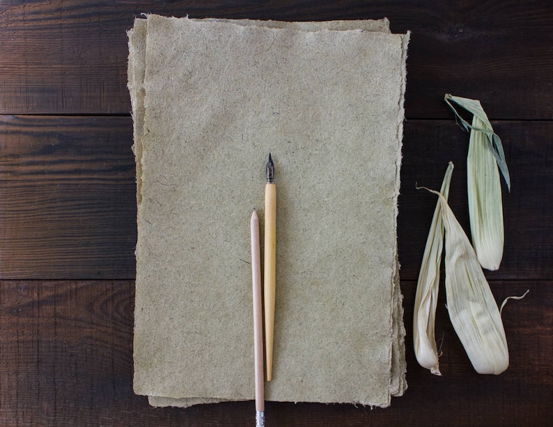 A4 Deckled Edge Handmade Paper Textured Homemade Sheets Eco - Etsy