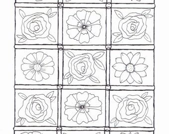 Adult colouring page