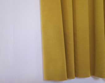 Mustard Yellow Fabric - Organic Cotton Fabric - Yellow Organic Cotton Fabric - Organic Cotton - Cirrus Solid - Sprout - Cloud 9 Fabrics