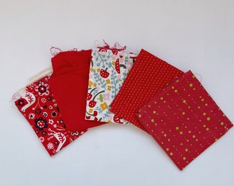 Fat Quarter Bundle - Stash Builder- Red - Multicolor - Rainbow Fabric