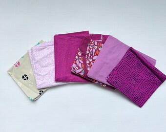 Fat Quarter Bundle - Stash Builder- Purple Pink Multicolor