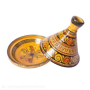 Moroccan Tagine: Handmade with Cravings, Glazed Ceramic Serving Dish with Lid