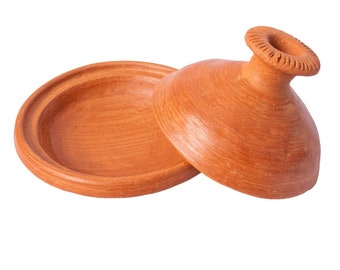 Handmade Moroccan Tagine Cooking Pot: Traditional Eco Clay Cookware
