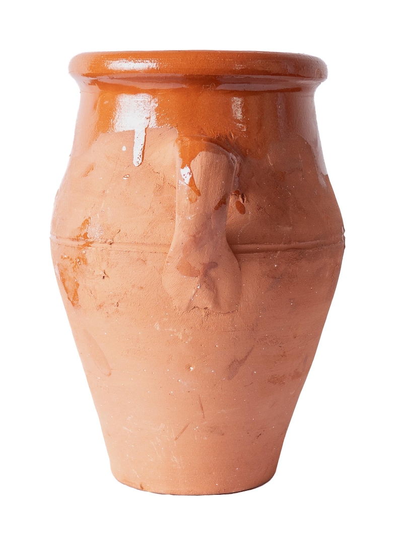 Tanjia Pot, Slow Cooking Clay Terracotta Stew Pot, Marrakech Tangia Vessel image 3