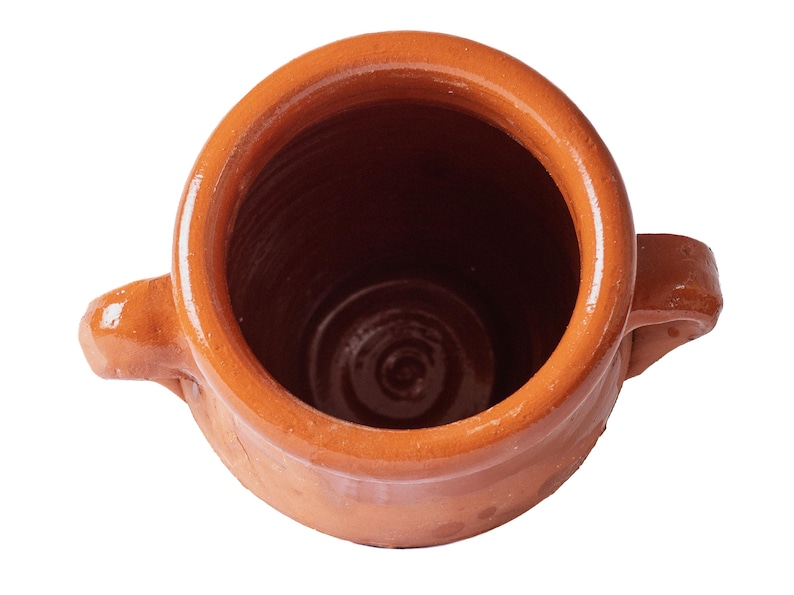 Tanjia Pot, Slow Cooking Clay Terracotta Stew Pot, Marrakech Tangia Vessel image 4