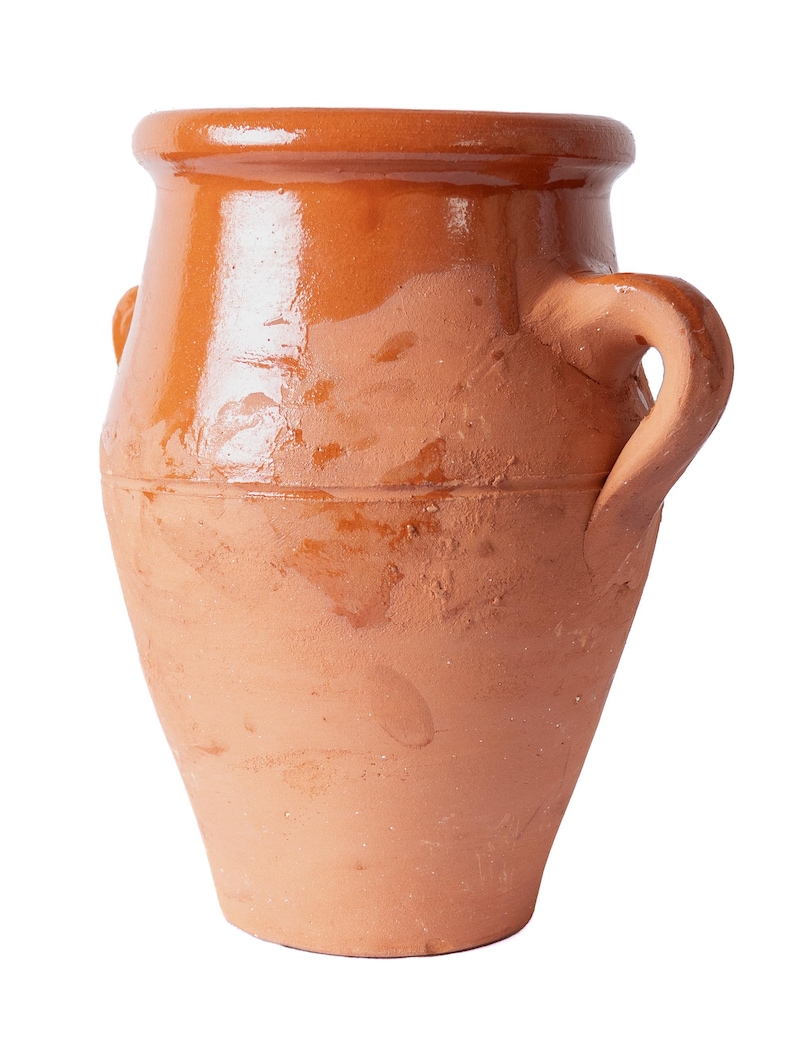 Tanjia Pot, Slow Cooking Clay Terracotta Stew Pot, Marrakech Tangia Vessel image 2