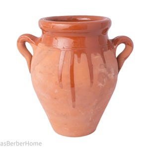 Tanjia Pot, Slow Cooking Clay Terracotta Stew Pot, Marrakech Tangia Vessel image 7