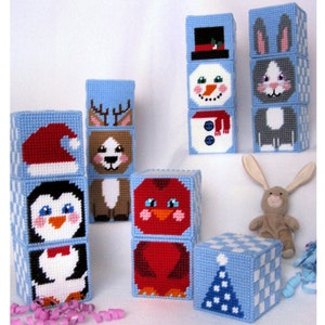 Plastic Canvas Pattern Download - Winter Buddy Mix & Match Blocks