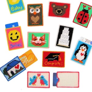 Plastic Canvas Pattern Download - Gift Card Cases