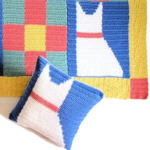 Crochet Pattern Download - Kittens in My Garden Afghan