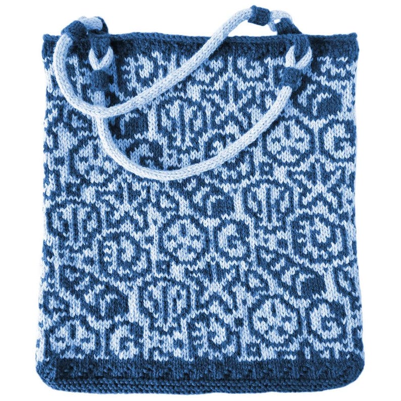 Seashells Tote - Downloadable Knit Pattern
