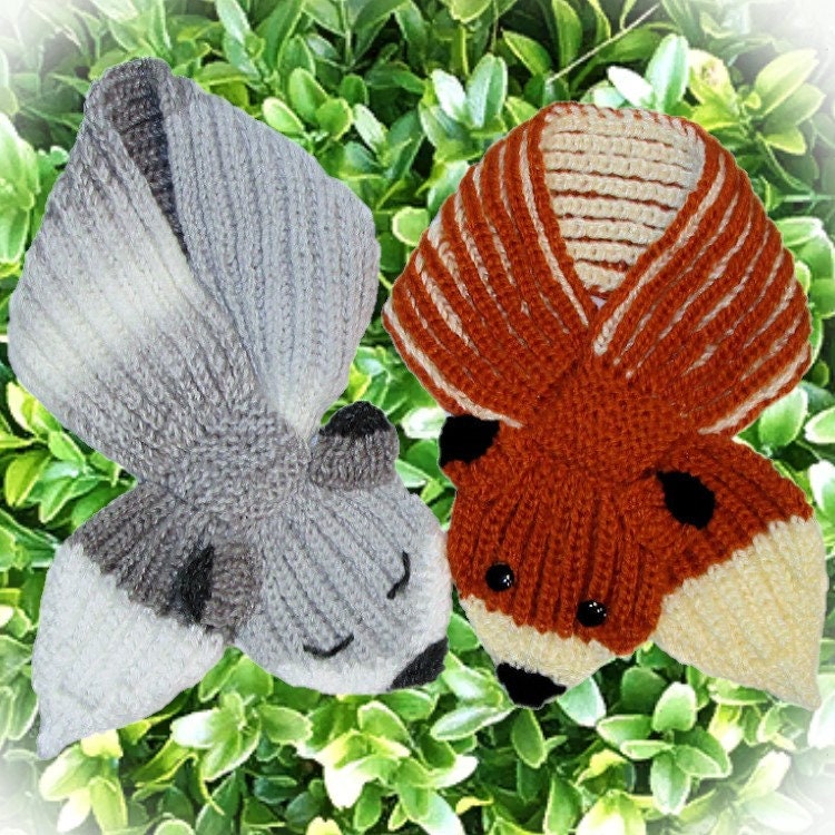 Knit Pattern Download - Foxy Brioche Scarf - Etsy