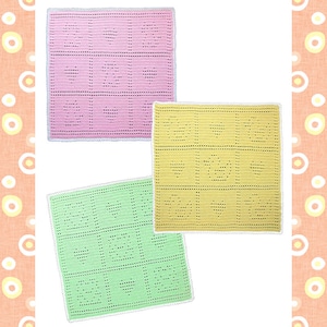Crochet Pattern Download - Baby Filet Trio