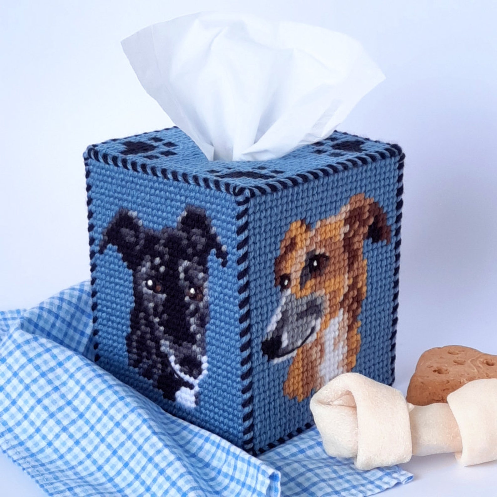 Plastic Canvas Pattern Download - Lurcher Boutique Tissue Topper - Etsy