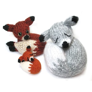 Knit Pattern Download - Cozy Little Fox - Amigurumi Toy