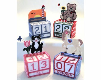 Plastic Canvas Pattern Download - Desktop Perpetual Calendars