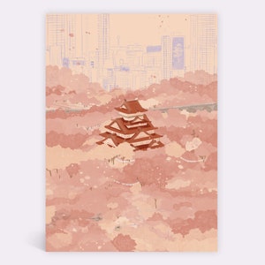 Osaka Castle A3/A2 limited print