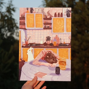 Illustrazione stanca A4