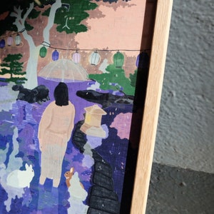 さくら温泉 Sakura onsen print