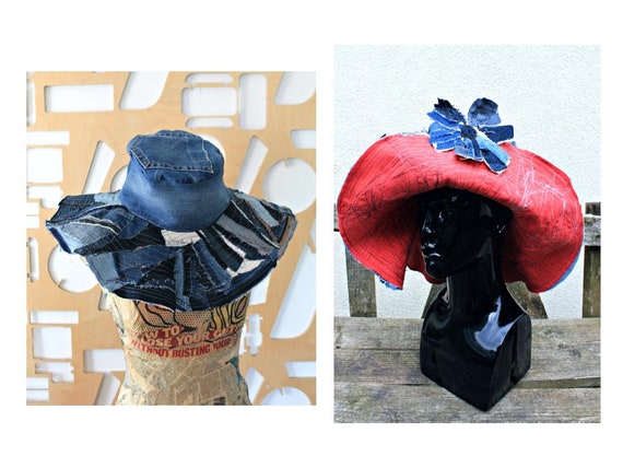 floral floppy hat