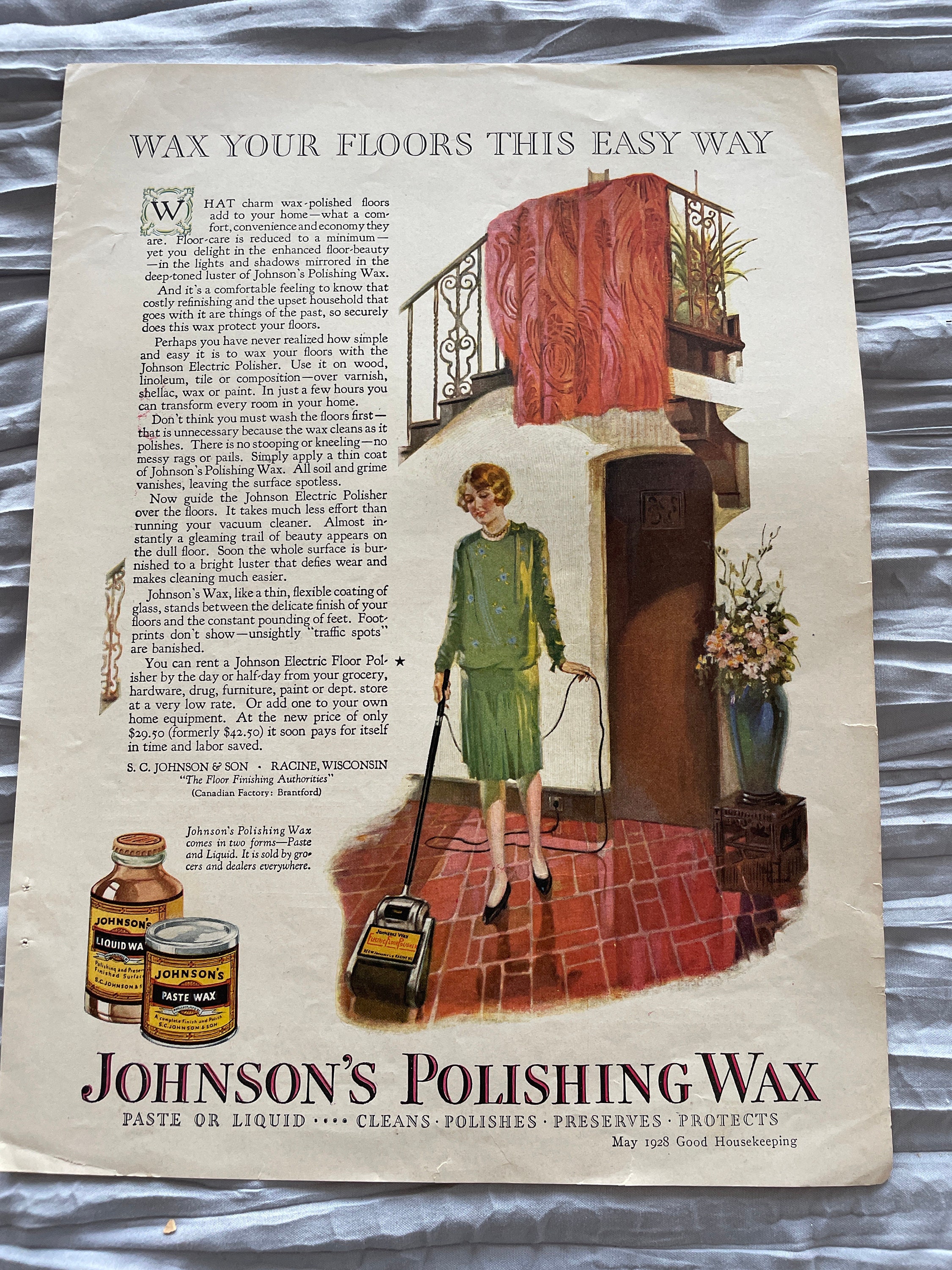 Vintage Johnson Wax - Etsy