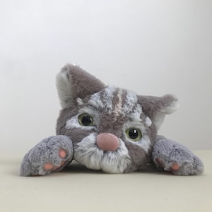 Chat en peluche personnalisé d'après photo, fait sur commande chat en peluche, chat en peluche de la Commission