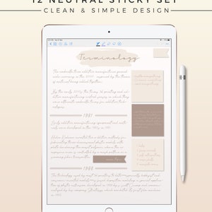 May include: A set of 12 neutral-colored sticky notes with a simple design. The notes feature handwritten text about the history of 3D printing and additive manufacturing. The notes are perfect for organizing and taking notes.