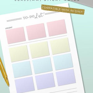 To do list, Printable Planner Inserts, Productivity To do Notes, Minimal To-do Log, Printable Planner Page, Daily Productivity Idea Notepad image 4