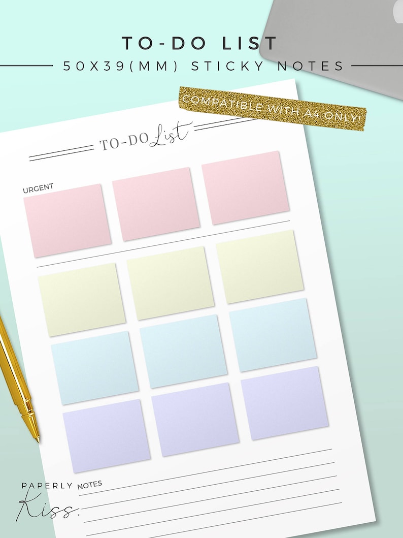 To do list, Printable Planner Inserts, Productivity To do Notes, Minimal To-do Log, Printable Planner Page, Daily Productivity Idea Notepad image 4