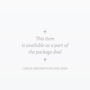 May include: Text overlay on a white background that reads: "+" This item is available as a part of the package deal "+" CHECK DESCRIPTION FOR LINK! PAPERLYPLANNERS ON ETSY.COM"