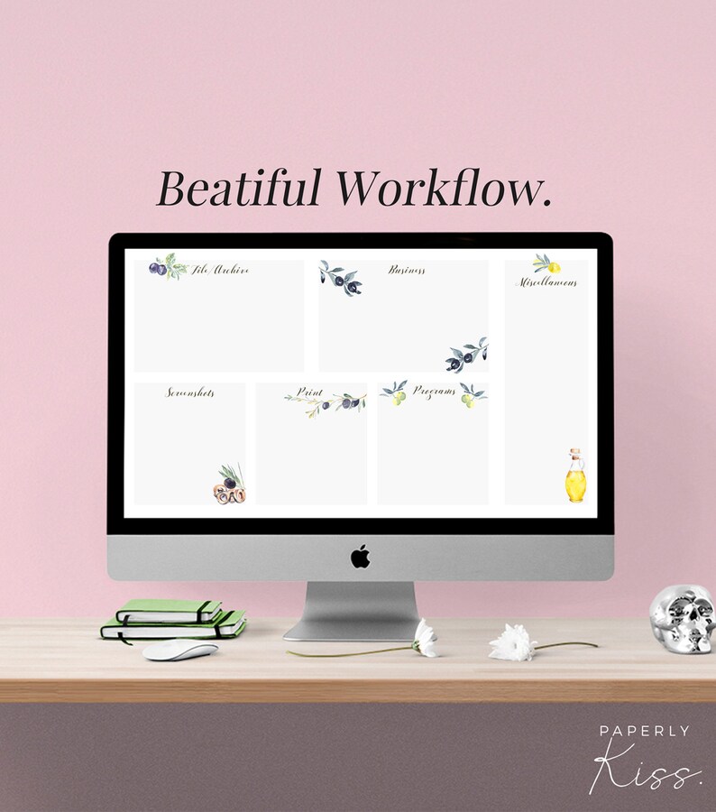 Desktop Organizer Business Workflow Wallpaper Digital Image 0