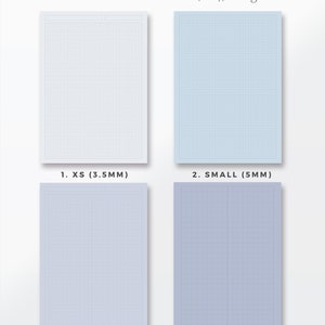 WINTER BLUE Digital Note Template Neutral GoodNotes Template Digital Notebook iPad Notepad Tablet Study Journal Aesthetic Notebook image 4