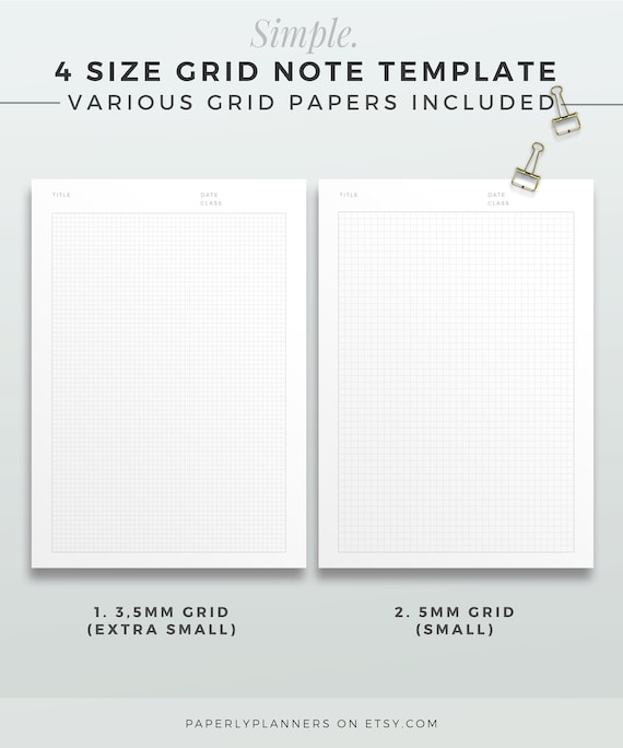 Grid Notebook Refill Square Size | Hitotoki Note Series Grid Notebook Refill Square Size | Hitotoki Note Series
